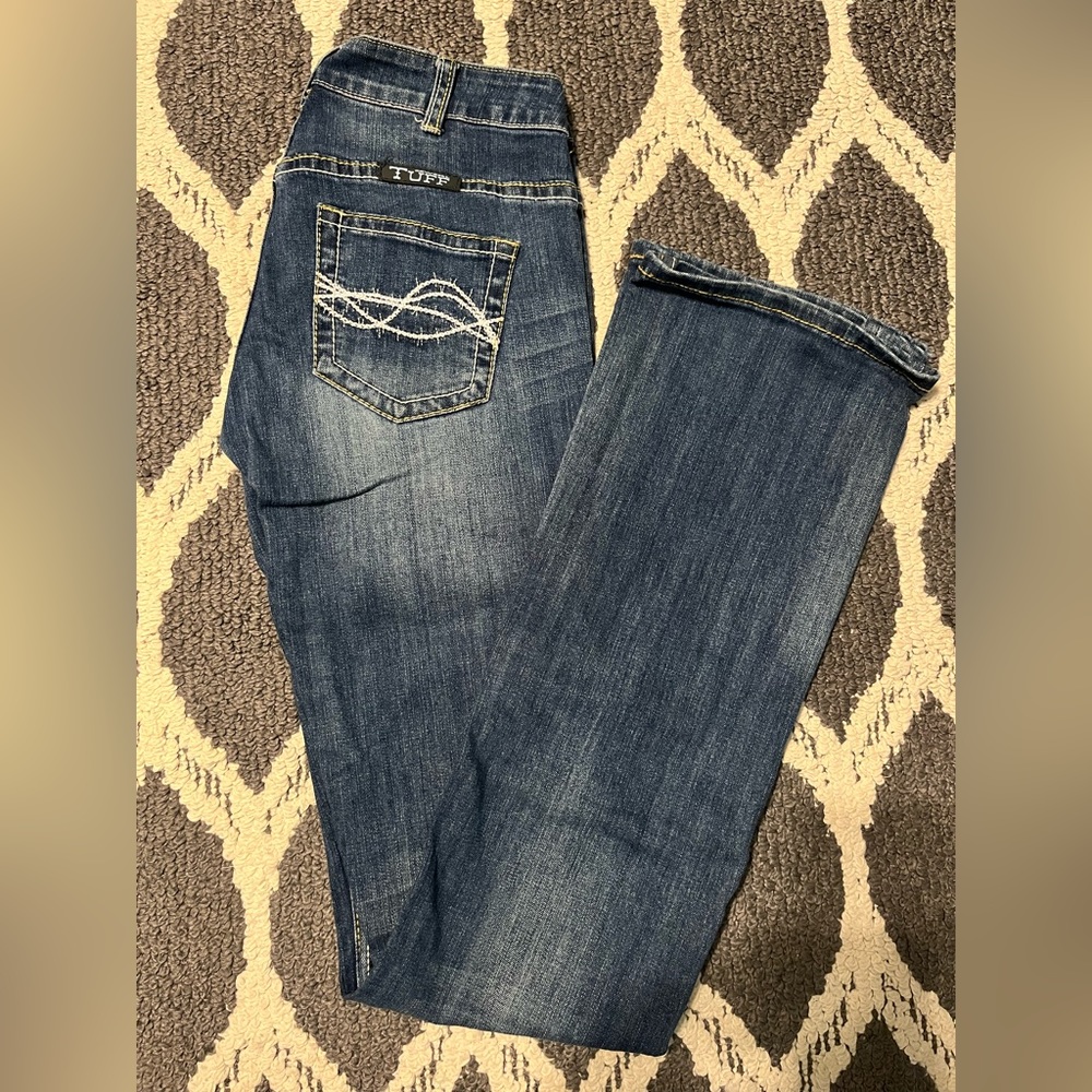 Cowgirl stuff boot cut jeans